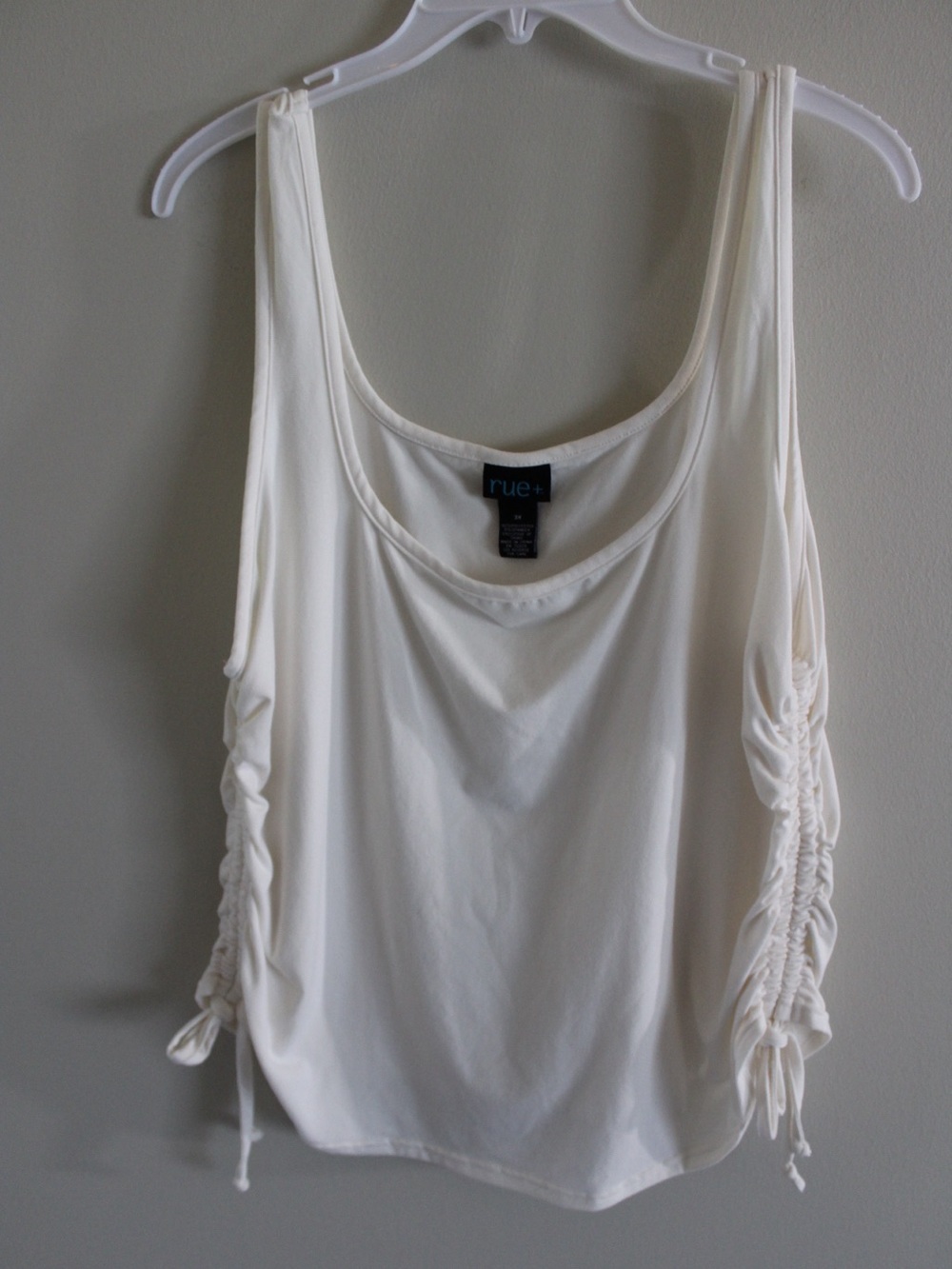 Rue 21 Cream Tank Top Size 3X
